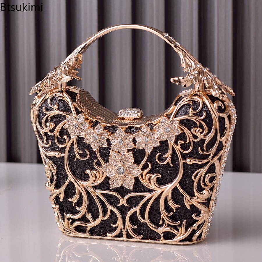 Luxury Bag Collection - Tas Malam Logam Berongga Tas Tangan