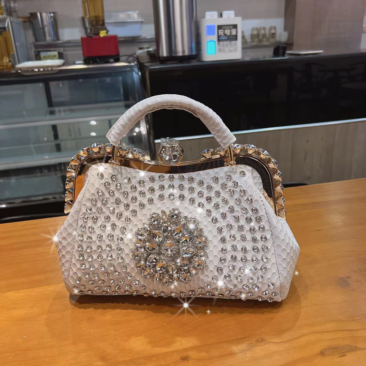 Luxury Bags On Sale - Tas jinjing atas berlian imitasi baru