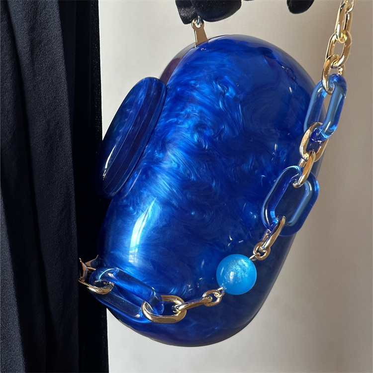 Luxury Bag Collection - Tas tangan mewah modis Klein blue