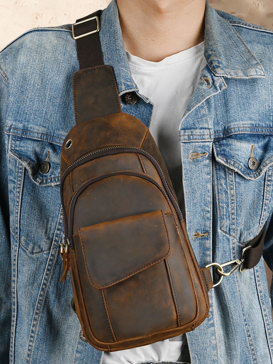 Tas Dada Pria Multifungsi Mewa - Luxury Bags Leather ulasan dan harga