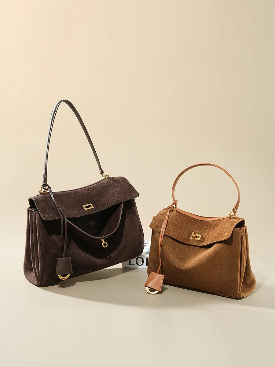Tas Kulit Asli Suede Wanita Mu - Luxury Bags Tote ulasan dan harga