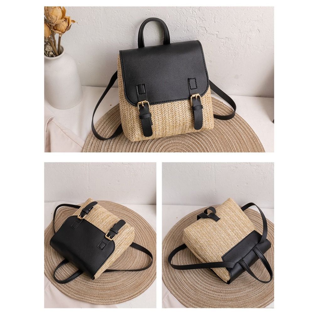 Tas Serbaguna Ransel Jerami Ku - Luxury Bags Leather ulasan dan harga