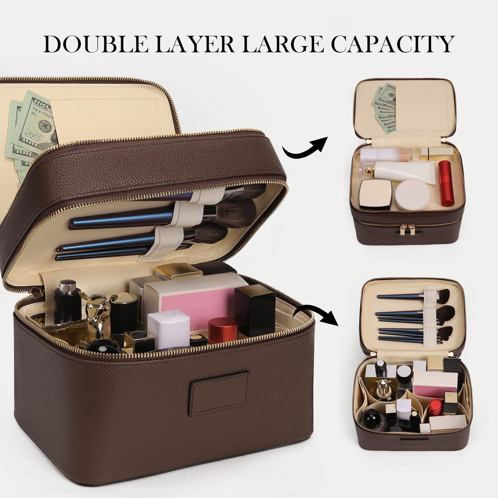 Tas Kosmetik Mewah Berkapasita - Luxury Bags Leather ulasan dan harga