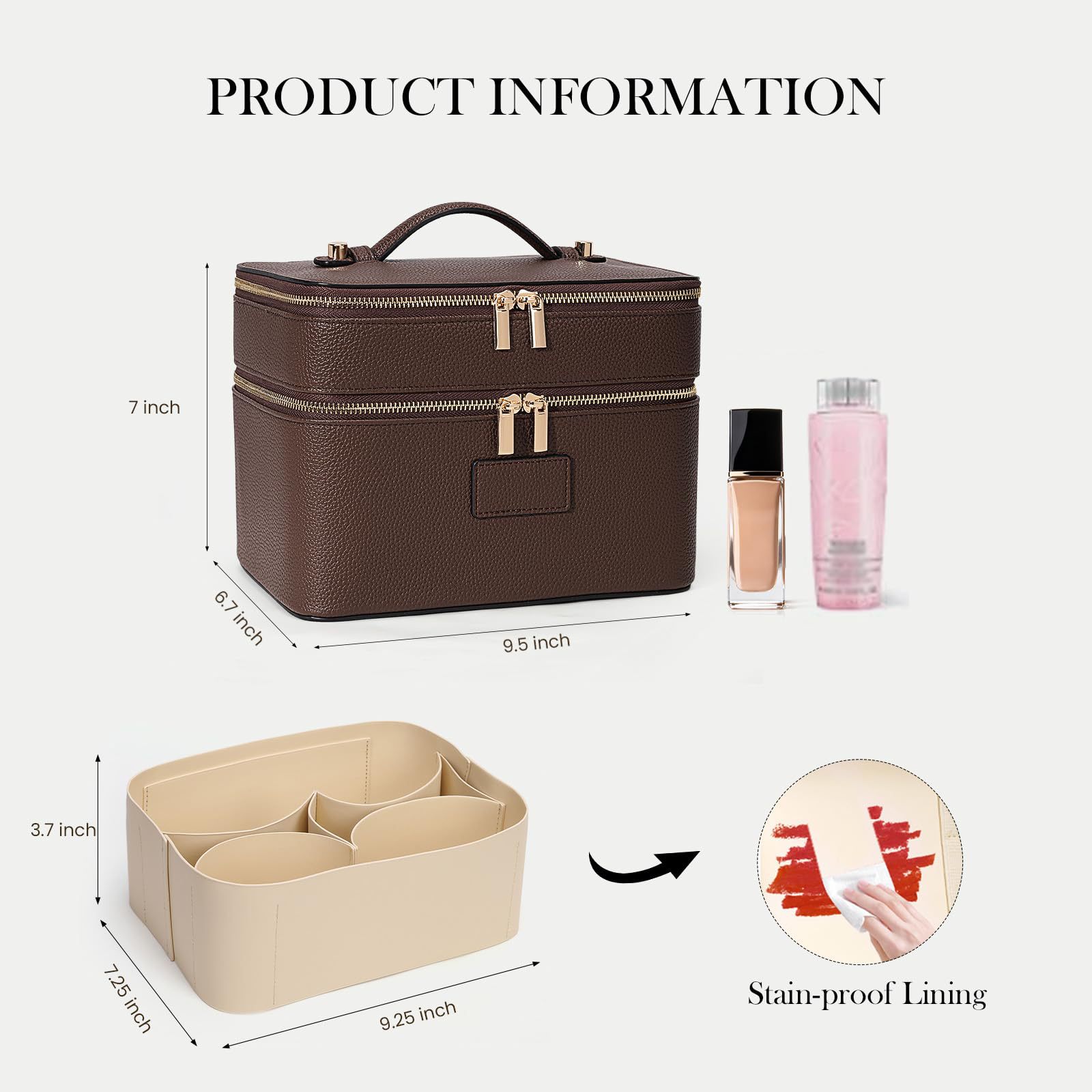 Tas Kosmetik Mewah Berkapasita - Luxury Bags Leather ulasan dan harga