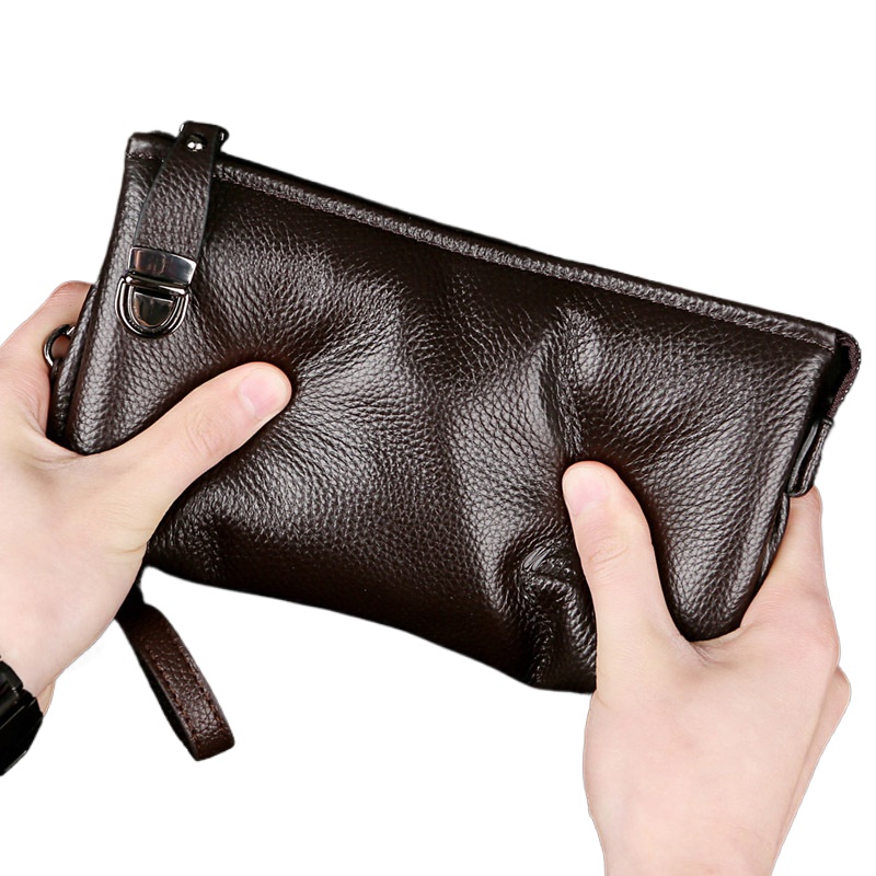 2025 Tas Tangan Pria Kulit Sap - Luxury Bags England ulasan dan harga