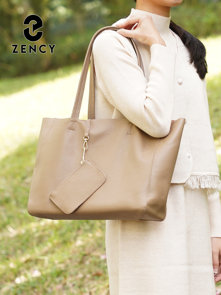 Tas Tote Besar Kulit Asli Zenc - Luxury Bags Tote ulasan dan harga
