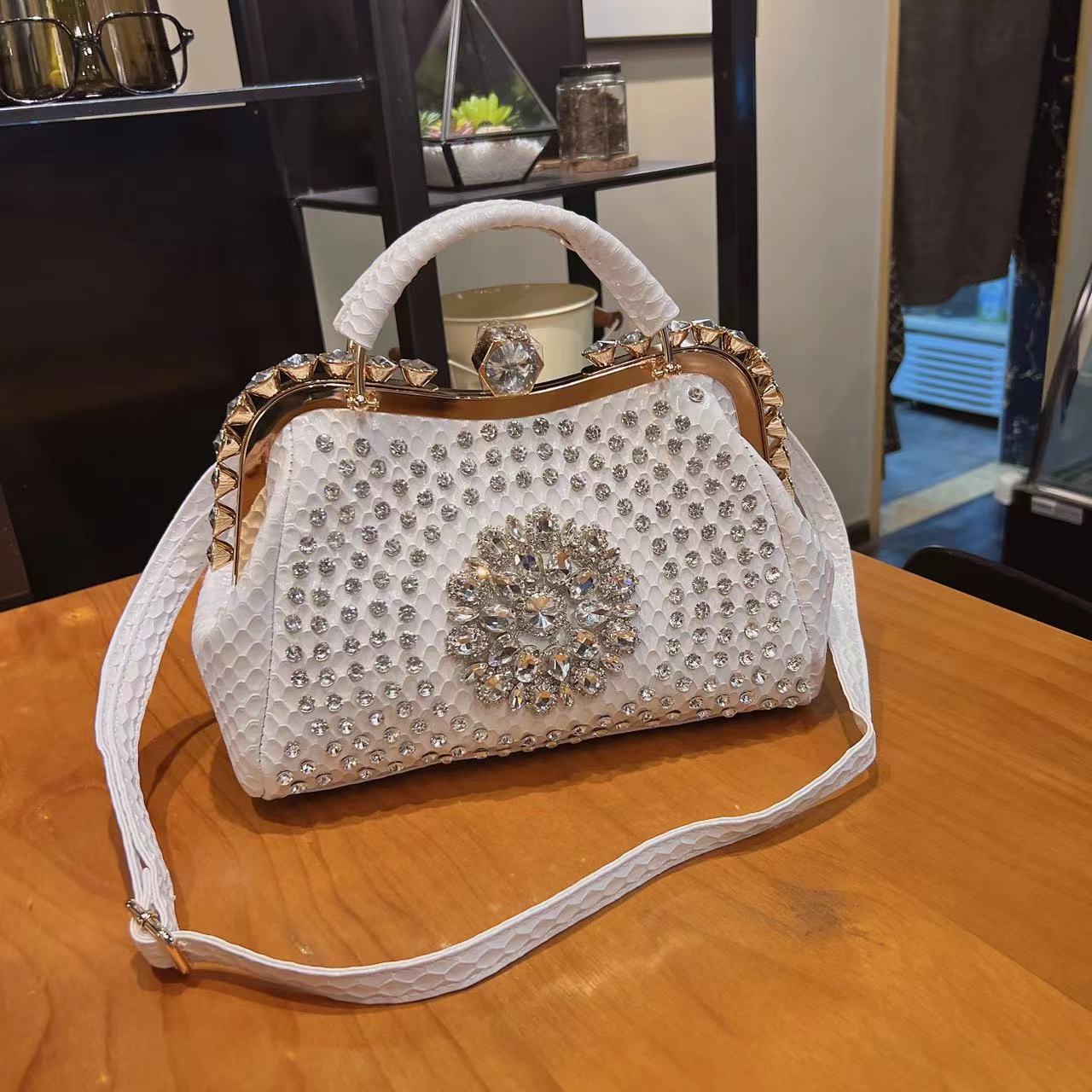 Tas jinjing atas berlian imita - Luxury Bags On Sale ulasan dan harga