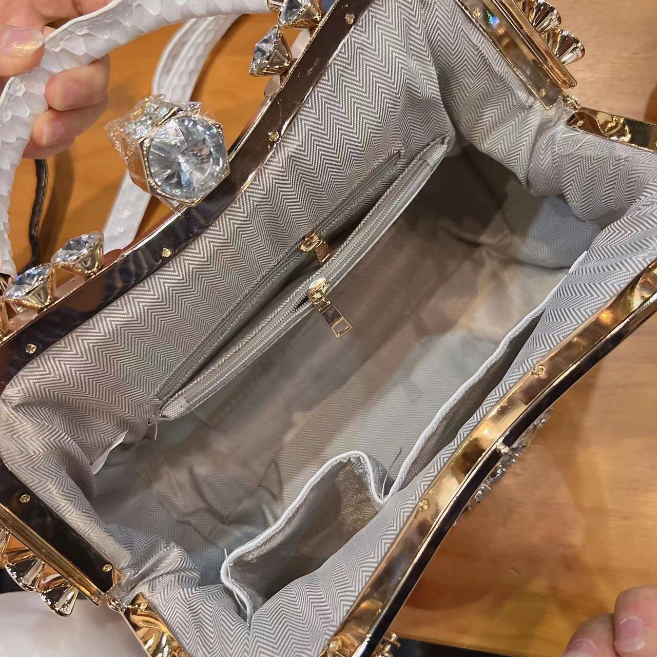 Tas jinjing atas berlian imita - Luxury Bags On Sale ulasan dan harga