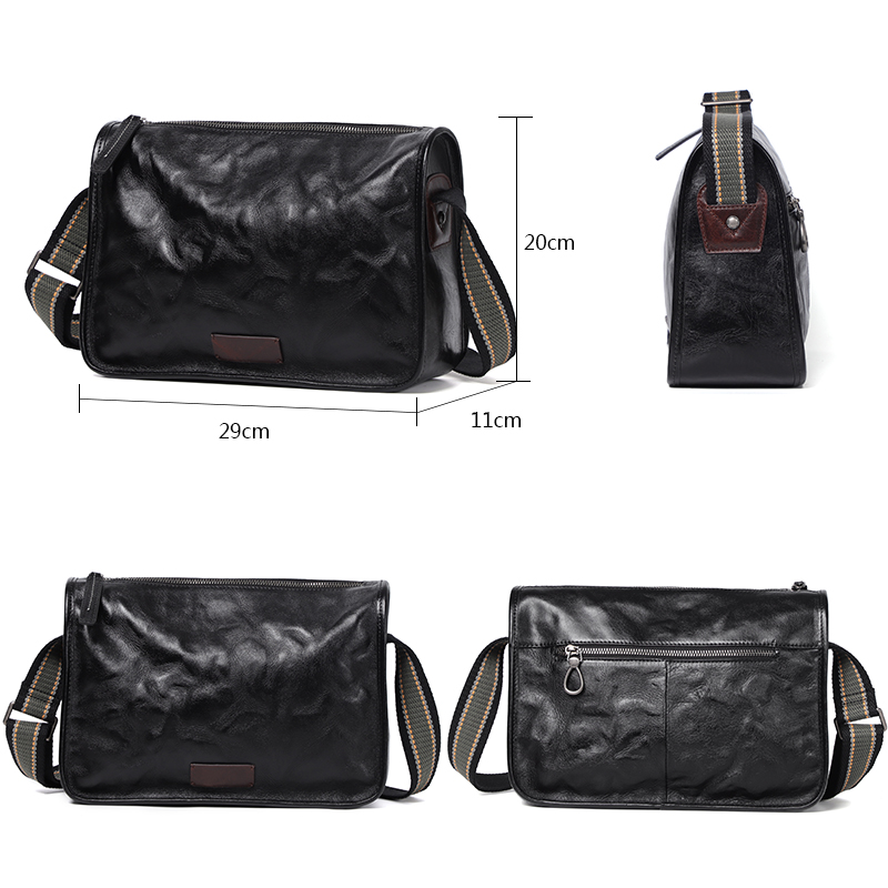 Tas selempang kulit sapi pria, - Luxury Bags England ulasan dan harga