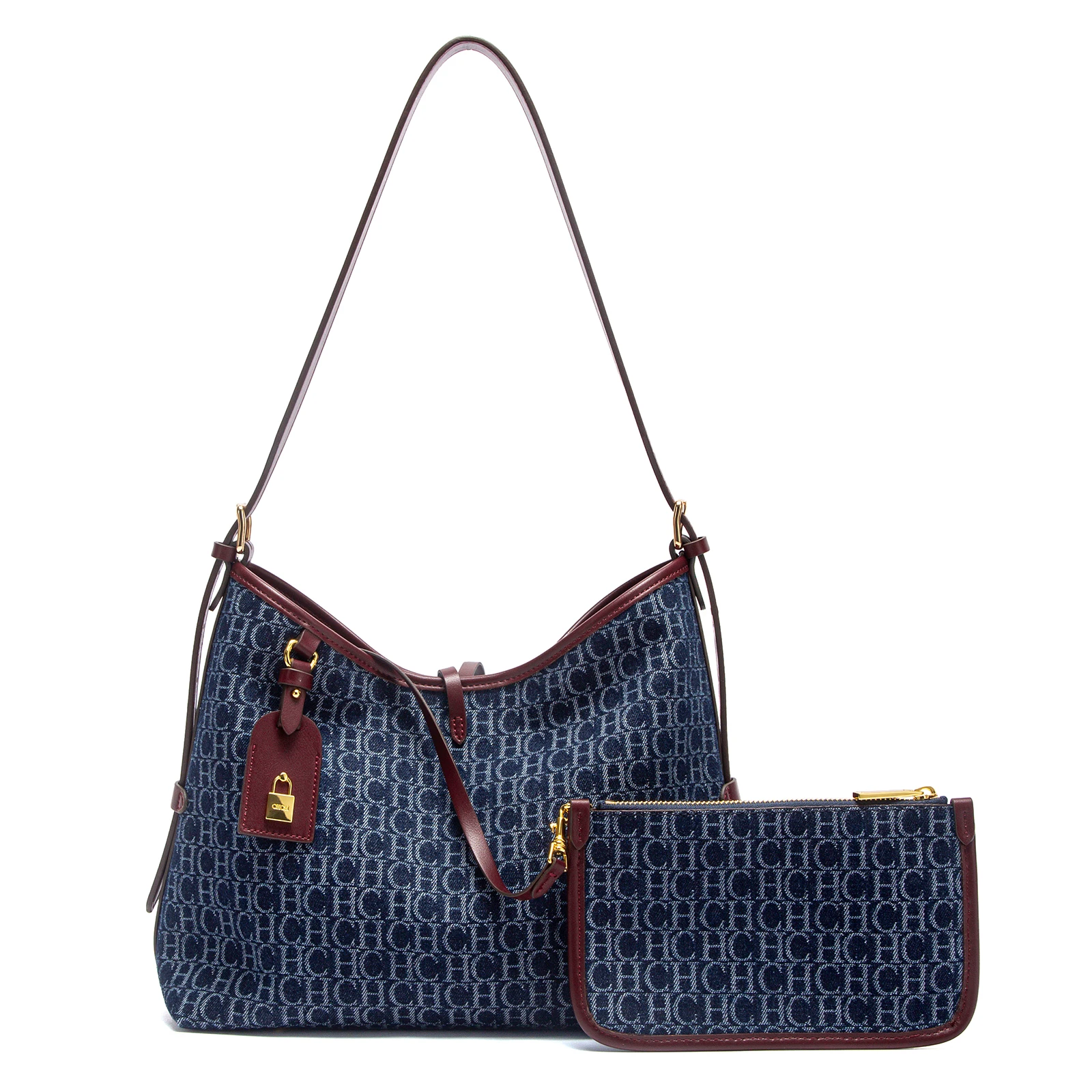 Tas Tote Wanita C-H Warna Mera - Luxury Bags Tote ulasan dan harga